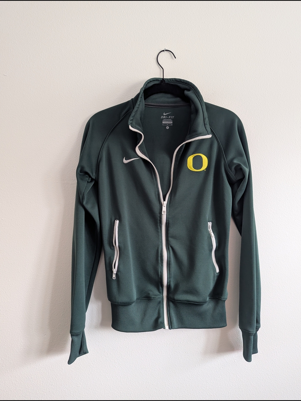 Nike Oregon Ducks Dark Green Dri-FIT Full-Zip Jacket